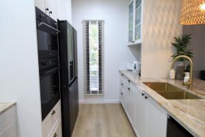 Navy shaker style doors and drawers